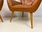 Italian Armchairs in Brown Leather, 1950s, Set of 2, Image 10