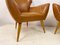 Italian Armchairs in Brown Leather, 1950s, Set of 2 6