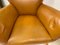 Italian Armchairs in Brown Leather, 1950s, Set of 2, Image 5