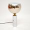 Lampe de Bureau Vintage en Chrome et Laiton, 1970s 1