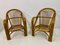 Italian Armchairs in Bamboo, 1970s, Set of 2, Image 1