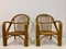 Italian Armchairs in Bamboo, 1970s, Set of 2 2