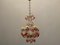 Vintage Italian Murano Glass Crystal Macaroni Beaded Chandelier, 1950s 9