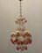 Vintage Italian Murano Glass Crystal Macaroni Beaded Chandelier, 1950s 1