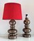Large Mid-Century Italian Pottery Table Lamps by Aldo Londi for Bitossi, 1960s, Set of 2, Image 13