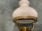 Vintage Brass Opaline Glass Sconces, 1960s, Set of 2 3