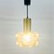 Mid-Century Modern Amber Bubble Glass Pendant Light by Helena Tynell for Limburg, Germany, 1960s 6