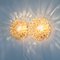Amber Bubble Glass Ceiling Lights or Sconces attributed to Helena Tynell for Limburg, Germany, 1960s, Set of 2, Image 9