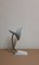 Lampada da scrivania vintage regolabile con base in plastica grigia, anni '70, Immagine 1