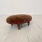 Victorian Footstool in Walnut and Velvet, 1880s, Image 1