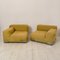 Mid-Century Yellow Woolen Fabric Model Plastik-Duo Modular Sofa by Piero Lissoni for Cartel, 1984, Set of 2 6