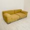 Mid-Century Yellow Woolen Fabric Model Plastik-Duo Modular Sofa by Piero Lissoni for Cartel, 1984, Set of 2 8