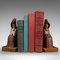 Vintage Art Deco Pine Bookends, 1940s, Set of 2 12