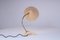 Lámpara de mesa Crowfoot de latón y beige atribuida a Cosack Leuchten, años 50, Imagen 8