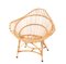 Mid-Century Italian Modern Rattan Armchair, 1960s, Image 1