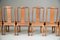 Chinese Teak Dining Chairs, Set of 6 7