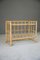 Bamboo Side Table with Glass Shelf, Image 1