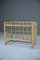 Bamboo Side Table with Glass Shelf, Image 8