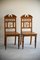 Victorian Oak Hall Chairs, Set of 2 6