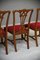 Chippendale Style Dining Chairs in Oak, Set of 6 6