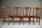 Chippendale Style Dining Chairs in Oak, Set of 6 9
