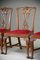 Chippendale Style Dining Chairs in Oak, Set of 6 11