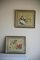 Framed Chinese Silk Paintings, Set of 2 1