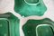 Piatti Foxglove in maiolica verde di Wedgwood, set di 3, Immagine 10