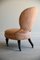 Victorian Pink Upholstered Bedroom Chair, Image 7