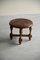 Vintage Mexican Leather Stool, Image 1