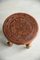 Vintage Mexican Leather Stool 4