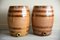 Large Antiqe Glazed Salt or Spirit Barrels, Set of 2 6