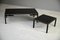 Black Glass Coffee Tables by Pierre Vandel, Set of 2 5