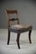 Mahogany and Leather Dining Chair 1