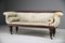 Early Victorian Mahogany Scroll End Sofa Settee 1