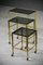 Brass Nesting Tables, Set of 3 2