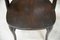 Antique Dark Oak Desk Chair, Image 7
