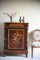 French Marble & Marquetry Veneer Cabinet 2