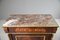 French Marble & Marquetry Veneer Cabinet 5