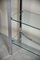 Chrome and Glass Shelves Bookcase from Merrow Associates 8