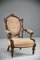 Victorian Walnut Open Armchair, Image 1