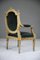 Giltwood & Gesso Armchair in Louis Xvi Style 10