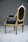 Giltwood & Gesso Armchair in Louis Xvi Style 9