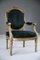 Giltwood & Gesso Armchair in Louis Xvi Style 8