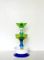 Multiplastica Domestica Small Tiered Fruit Bowl in Green, White & Blue by Brunno Jahara 1