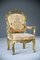 Louis XV Style French Gilt Chair 8