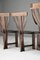 Arts & Crafts Carved Oak Chairs, Set of 6 10