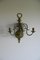 Brass 3-Branch Wall Candle Sconces, Set of 2 9