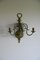 Brass 3-Branch Wall Candle Sconces, Set of 2, Image 9