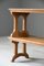 Victorian Gothic Oak 2-Tier Serving Buffet Table, Image 3